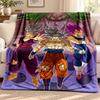 Dragon Ball Blanket Flannel Blanket Soft Cozy Plush Throw for Sofa Bed Lightweight Home Decoration Outdoor Camping