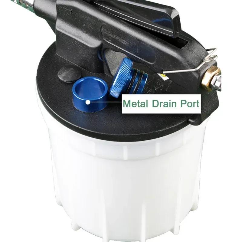 Upgrade 3L Pneumatic Brake Fluid Extractor Automatic Refilled Bottle Brake Oil Fluid Extractor Pneumatic Bleeder Tool Kit