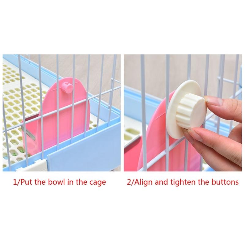 Hays Food Bins Feeder for Hays and Food Feeder Bowls Manger Rack for Rabbits Guinea Pigs Chinchilla Small Animal