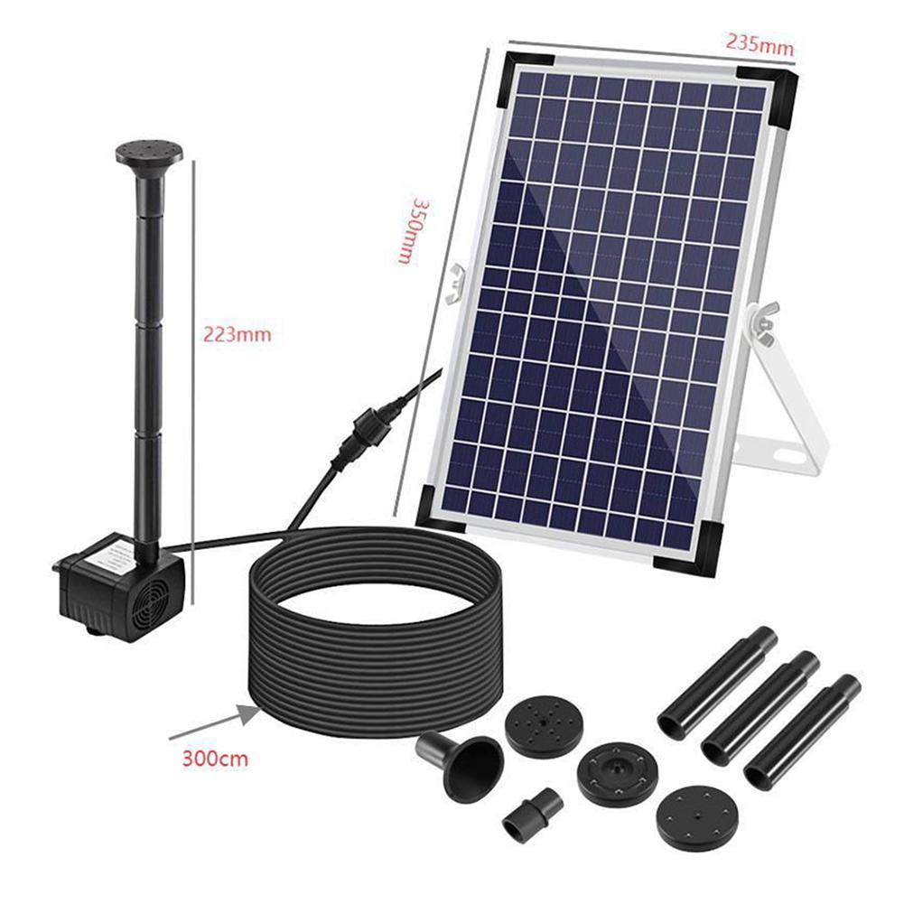 1 zestaw 10W 9V Fontanna Solarna Zagospodarowanie Podwórka Poidło dla Ptaków Pompa Cyrkulacji Wody Do Dekoracji Ogrodu Zewnętrznego