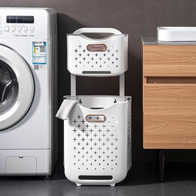 Foldable Laundry Basket for Bathroom - High-Capacity Cloth Storage Solution