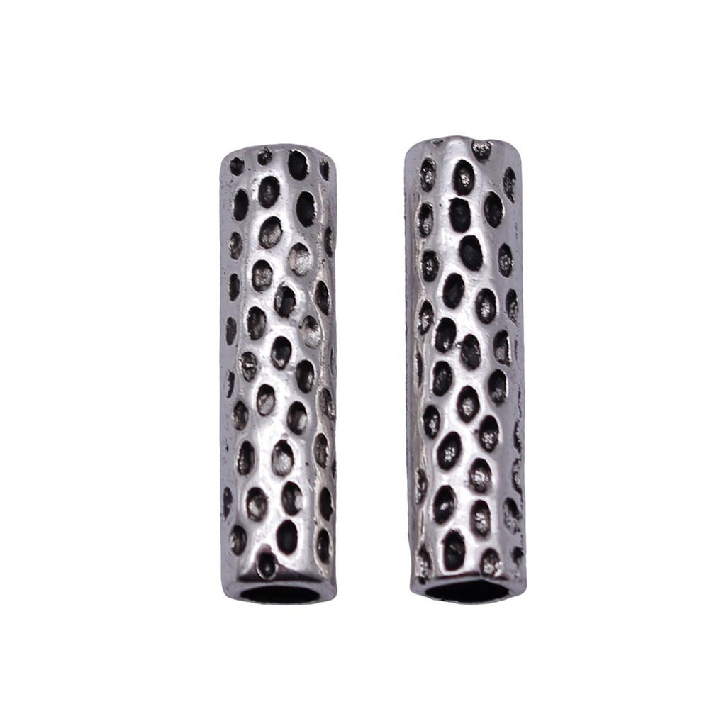 Tribal Pattern Tube Beads Charms Braided Spacer Beading For Jewelry Materials