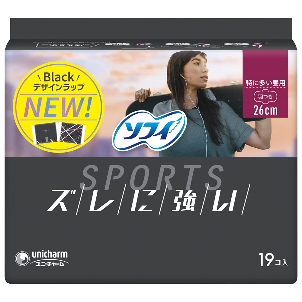 

Sophie Sports resistant to especially for daytime with 19 sheets (SPORTS) napkins, slippage, use, wings, 26cm, [napkins]