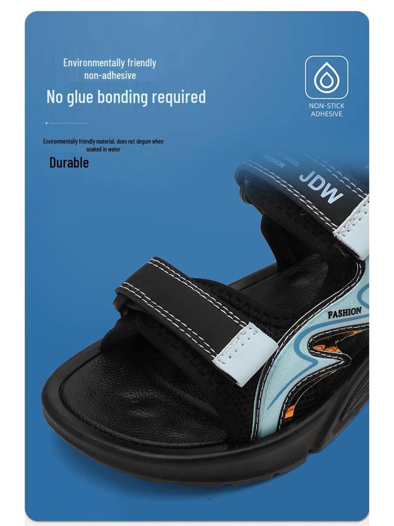 Non-Slip Boys' Casual Summer Sandals – Odor-Resistant, Soft Sole, Shock-Absorbing