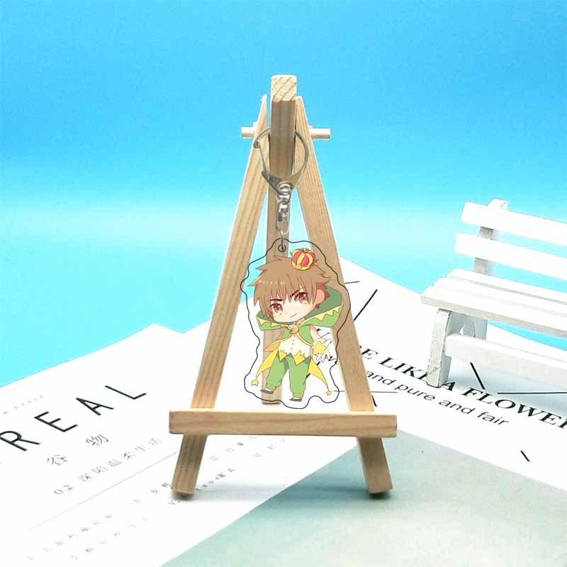Cardcaptor Sakura Anime Acrylic Fun Keychain Animation Related Products Girls Gift Key Chain Bag Charm Souvenir Pendant Jewelry