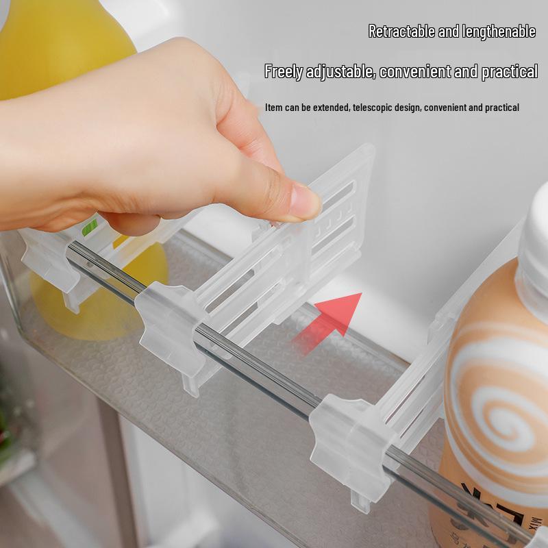 Household Refrigerator Side Door Divider - Plastic Compartment Clip for Storage & Organization