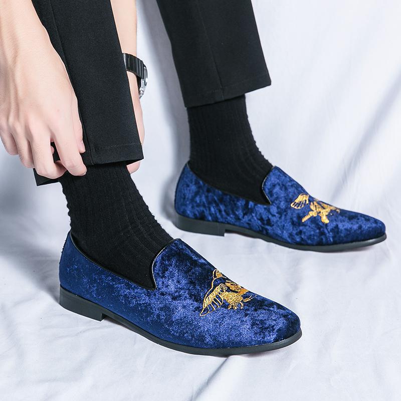 Wiosna i jesień 22 roku, nowe haftowane codzienne buty do chodzenia, leniwe buty Doudou