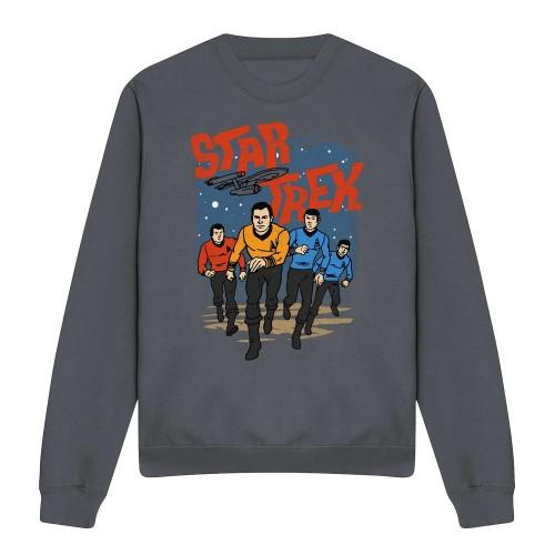 STAR TREK Unisex Adult Run Forward Sweatshirt