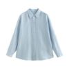 Chuyu Women's Lyocell Acetate Long Sleeve Shirt with Back Slit