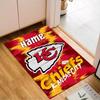Custom Name Kansas Chiefs Helmet Rug Game Carpet, Floor Mat for Bedroom Living Room Entryway Rug, Home Decor Idea Gift for Christmas birthday