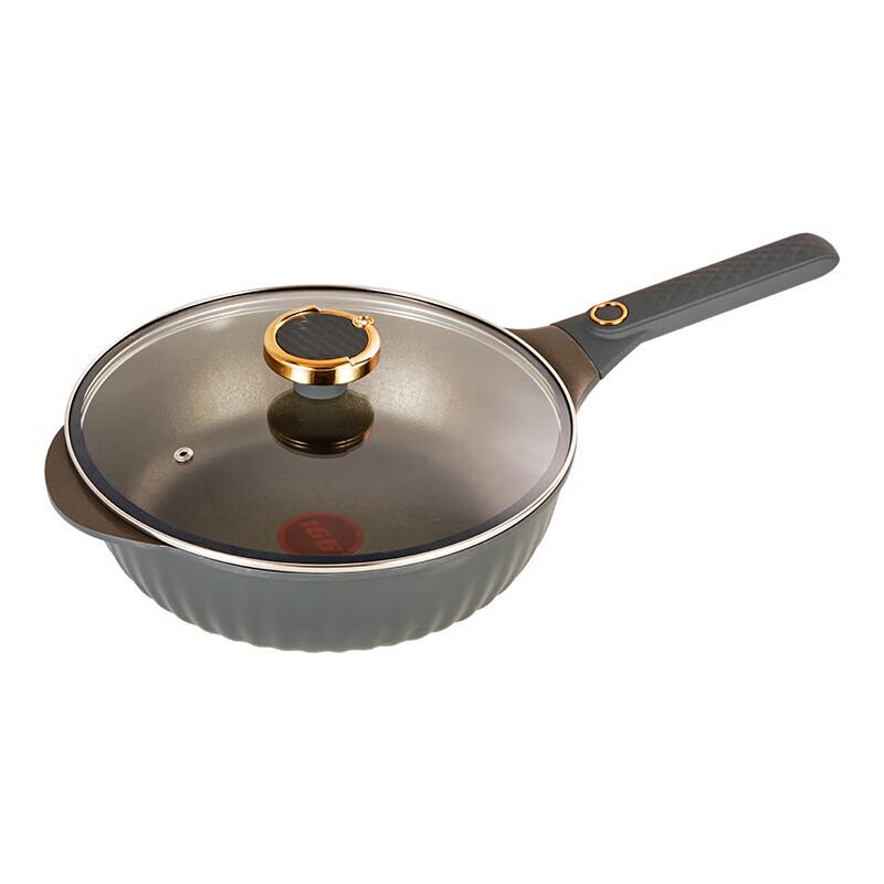 Xinsite Leather Texture Titanium Non-stick Skillet Wok