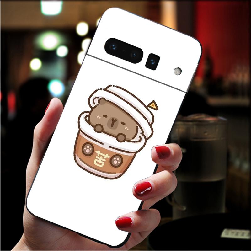

Cute Capybara cartoon Carcasa Funda Phone Case For Google Pixel 10 9 Pro XL 9A 8 7 6 Pro Pixel 8A 7A 6A Pixel 8 7 6 5 Case Pixel 9 Pro XL