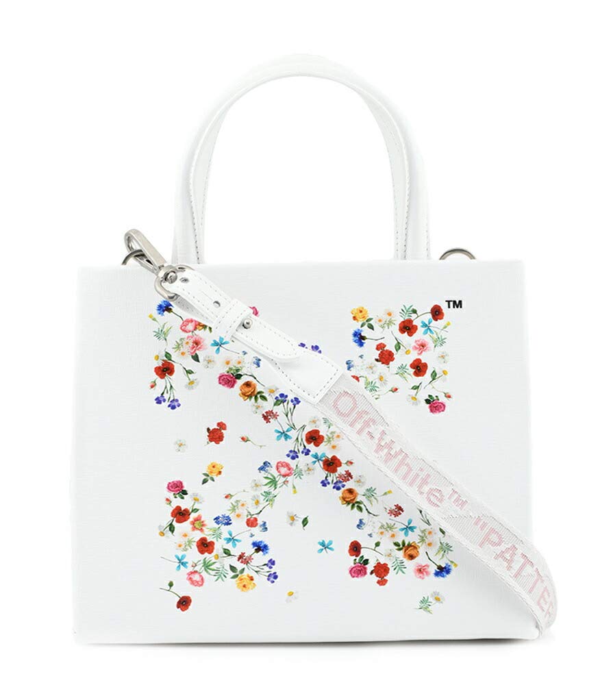 

Mini Box Bag Leather Flowers Arrow White [Off-White] [Item] білий