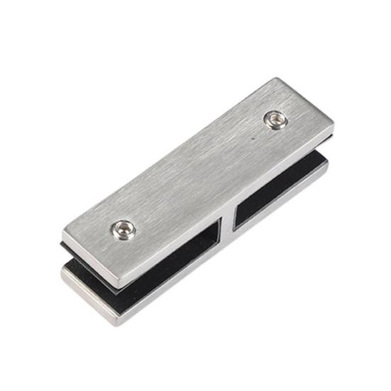 

Зажим для стекла из нержавеющей стали 304, черный зажим для стекла с резиновыми прокладками C серебряный