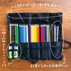 Tombow Colored Pencils 24 Colors In Roll Case and Compact Comes with Mini Pencil Sharpener (Light Storage) MJ-CRNQ24CQAAZ