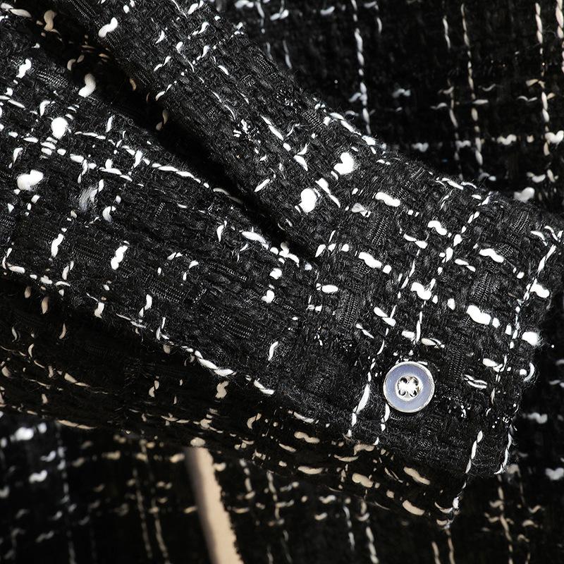 Autumn and Winter Men's Fashion Handsome Little Fragrance Style Men's Jacket Shirt Long Sleeve Loose Plaid Shirt Casual Jacket