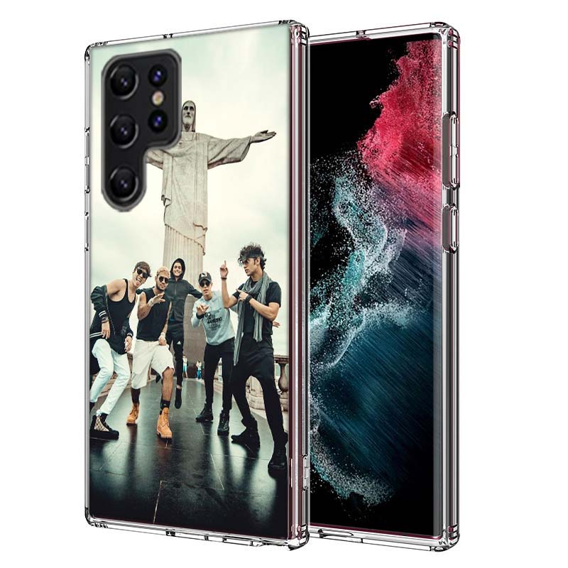 

Cnco Boys Pop Capa Phone Case For Samsung S26 Ultra S25 Edge Galaxy S23 S21 S20 S24 FE S22 S10 Plus Cover Clear TPU Shell Coque Samsung S10 PLUS