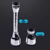 Universal Kitchen & Bathroom Faucet Filter with Splash-Proof, Water-Saving Shower Head Extension