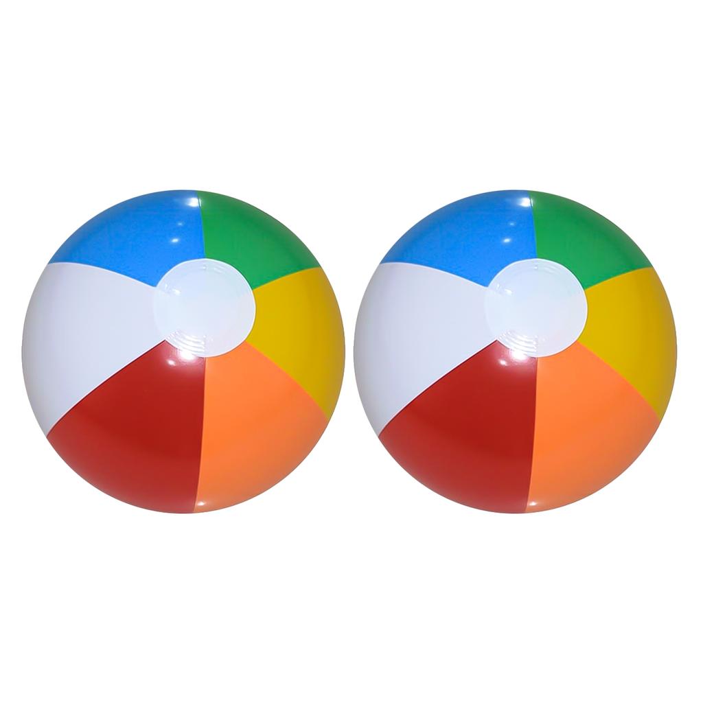 2/5Pcs Colorful Inflatable Beach Balls Swimming Pool Party Water Games Balloon Beach Sports Shower Balls Children'S Fun Toys