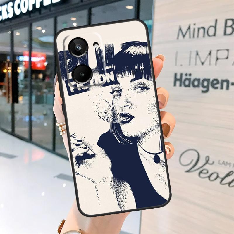 Mia Pulp Fiction Case For Realme 15 Pro 12 11 13 14 Pro Plus GT6 GT7 C55 C51 C53 C25 C63 C61 C65 C67 C71 C75