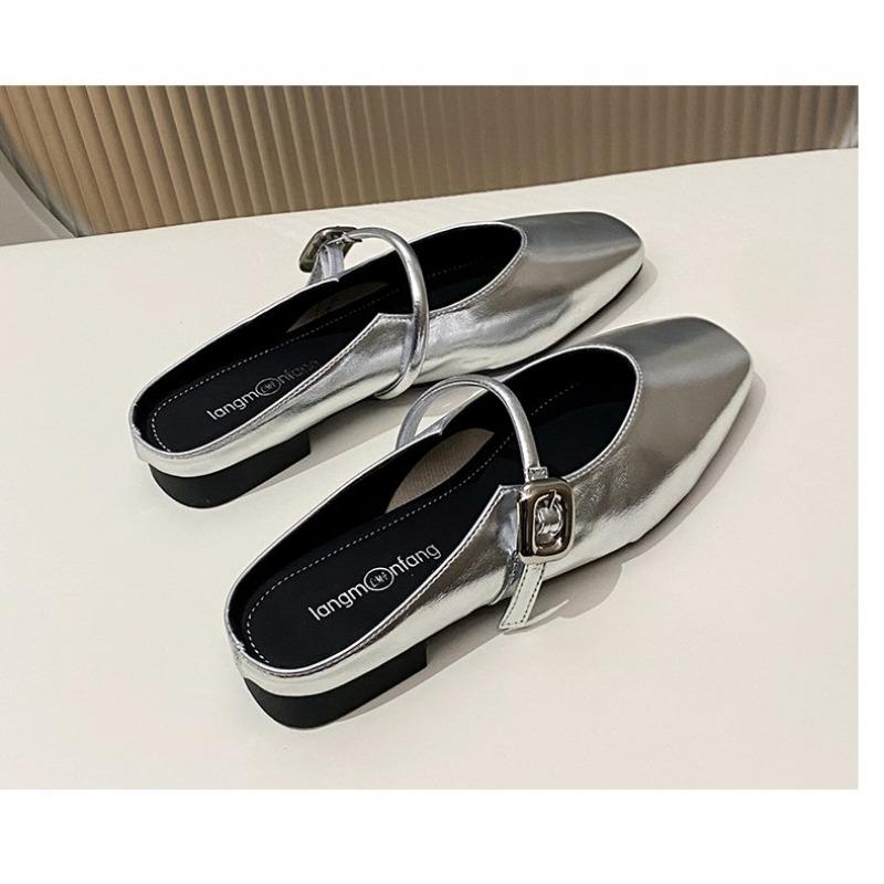 Fashion Women Flat Single Shoes Women 2024 New Casual Retro British Small Leather Shoes Spring and Autumn Beanie Shoes zapatillas mujer