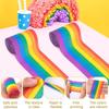 10Rolls DIY Decoration Crepe Tissue Paper Roll Colorful Crepe Paper Streamers  Gift Wrapping