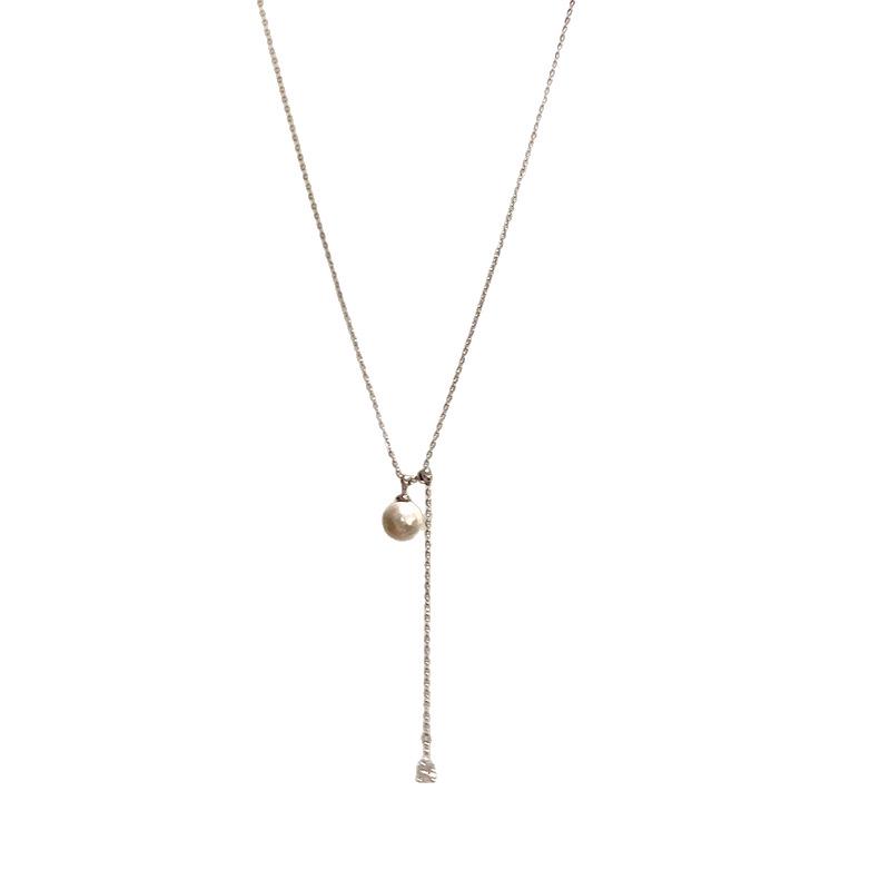 Mermaid's Tears Pearl Choker - Women's Luxury Clavicle Necklace & Sweater Chain