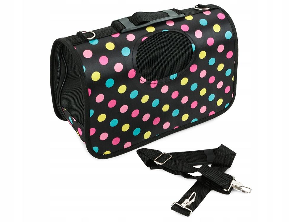 Dog Bag Dots Black Dots (75) Gab_A