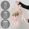 10 Pcs Rectangle Clear Flower Packaging Bags Plastic Flower Bouquet Gift Bags  Festival