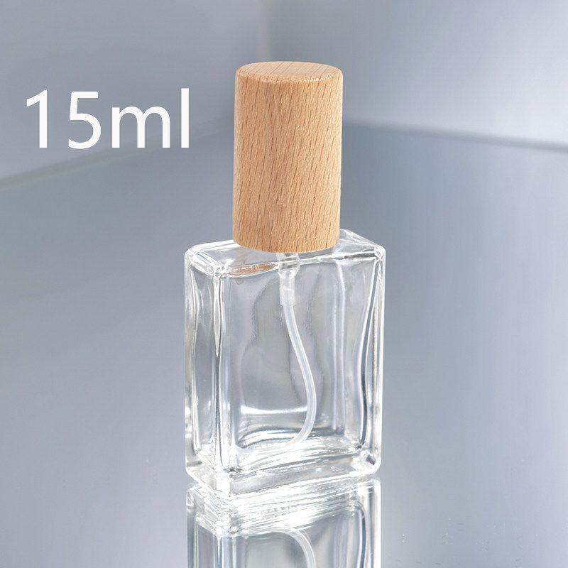 New Travel Portable Sample Wooden Lid Perfume Sub-Bottles
