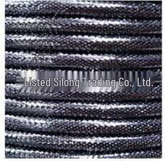 3mm Round Gold/Silver Hand-Woven Crochet Cord with Core and Silver Thread for Decoration