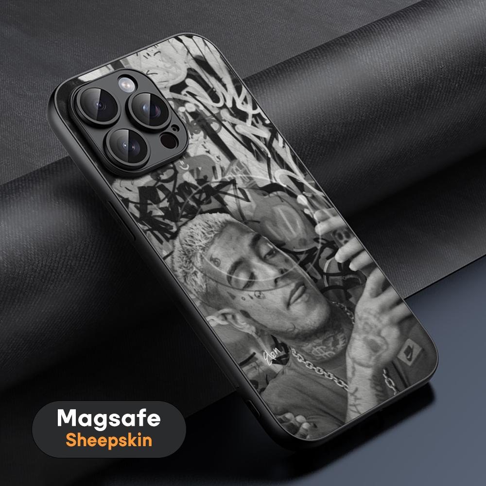 Mc-KevinSN Rap Pula-CatraCS Phone Case For iPhone 17 16 15 14 13 12 11 Plus Pro Max High-end Luxury Magsafe Sheepskin