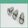 19mm Wasserdicht 12V Auto Armaturenbrett Metall Momentan Motor Drucktaster Schalter LED