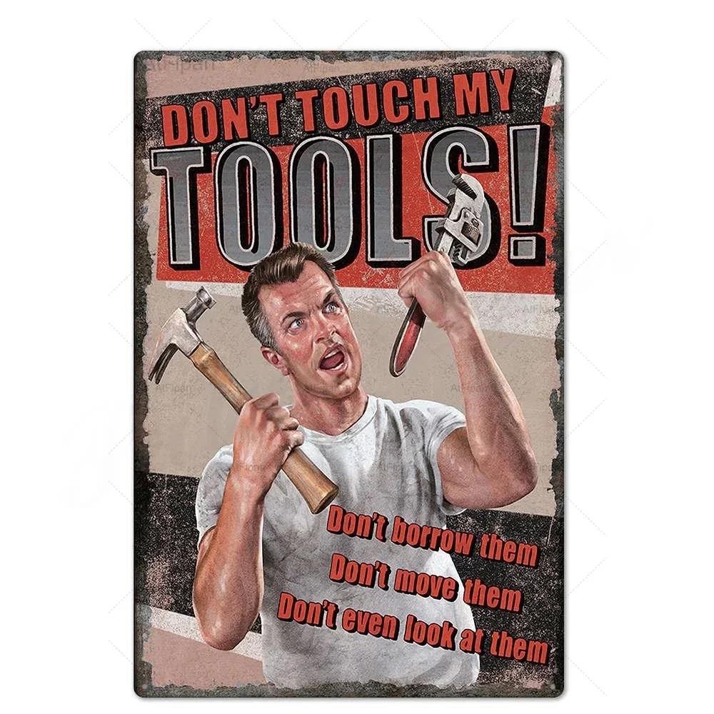 Vintage Metal Tin Sign Plaque  Retro Wall Decor Poster for Garage Gas Station Car Repair Shop  Perfect Home Decor Accent