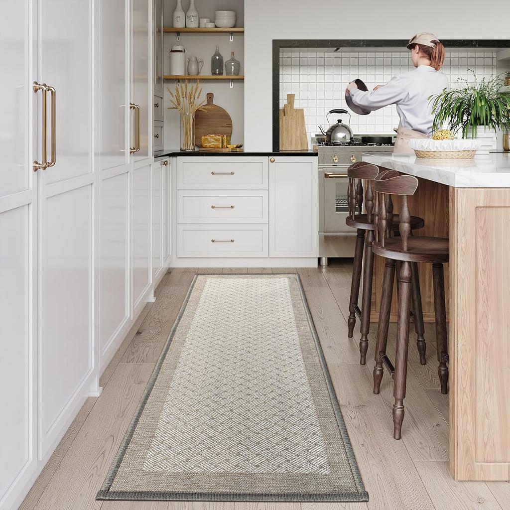 Protiúnavový protiskluzový odolný, vlhkost absorbující, omyvatelný polyesterový koberec do ložnice, prádelny, vstupní podlahy, domácí dekorace