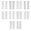 Eyebrow Stickers Making Up Tools Eyebrows Tattooing Tool Beautiful Young Girls Waterproof Tattoos Decals Cosmetic Accessory