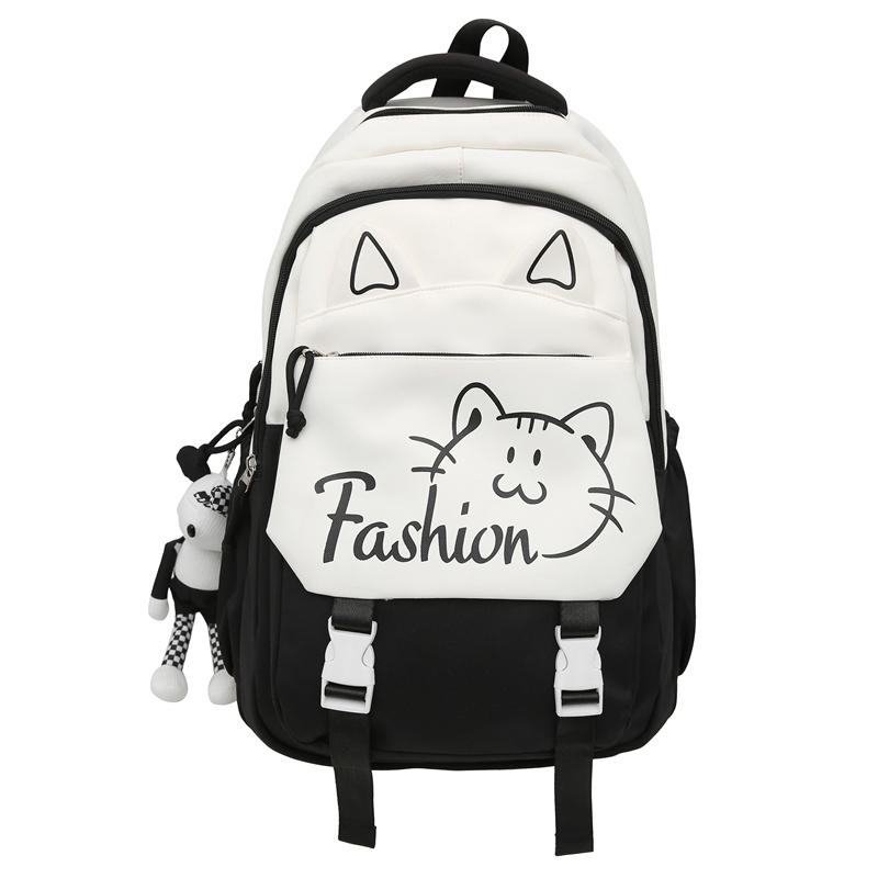 Women's Backpack Large Capacity Backpack Student Color Contrast School Bag