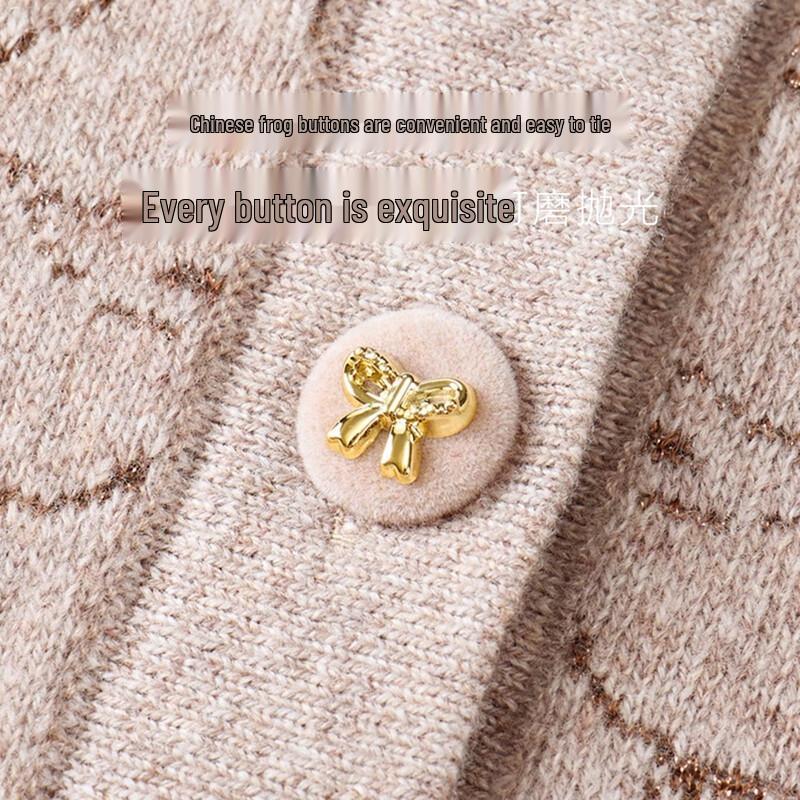 Datang Furen Women's Autumn Jacquard Knit Cardigan