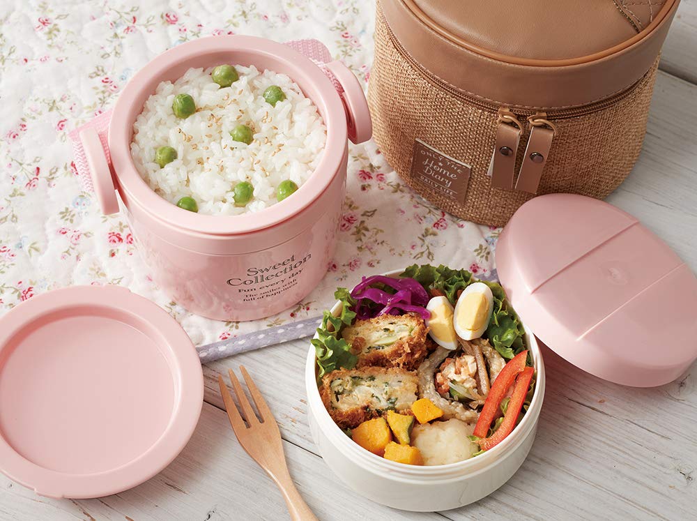 Skater Vacuum Insulated Stainless Steel Lunch Sweet Dot STLBT6 Box, 600ml, Pattern, Pink,