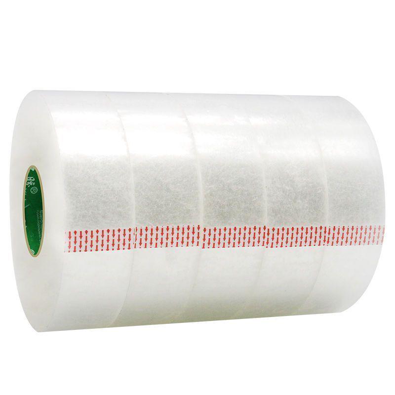 Extra-Strong Transparent Packing Tape - Large Rolls for Sealing, High Viscosity, Thickened for Durability