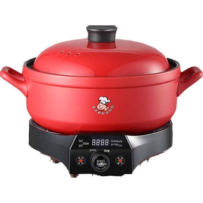 Triangle Dragon Electric Ceramic Hot Pot
