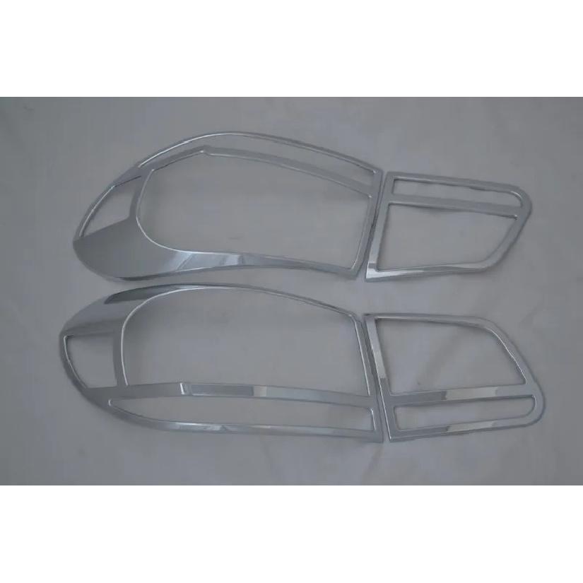 For Volkswagen VW Tiguan 2010 2011 2012 2013 2014 2015 2016 Rear Light Cover Tail Taillight Frame Trim Sticker Car Accessories