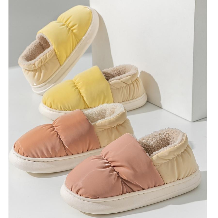 Зимние хлопковые тапочки — фото 8