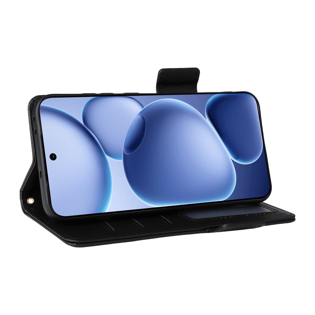 For Oppo Find X8s 5G Case with Wrist Strap Litchi Texture PU Leather Wallet Phone Cover