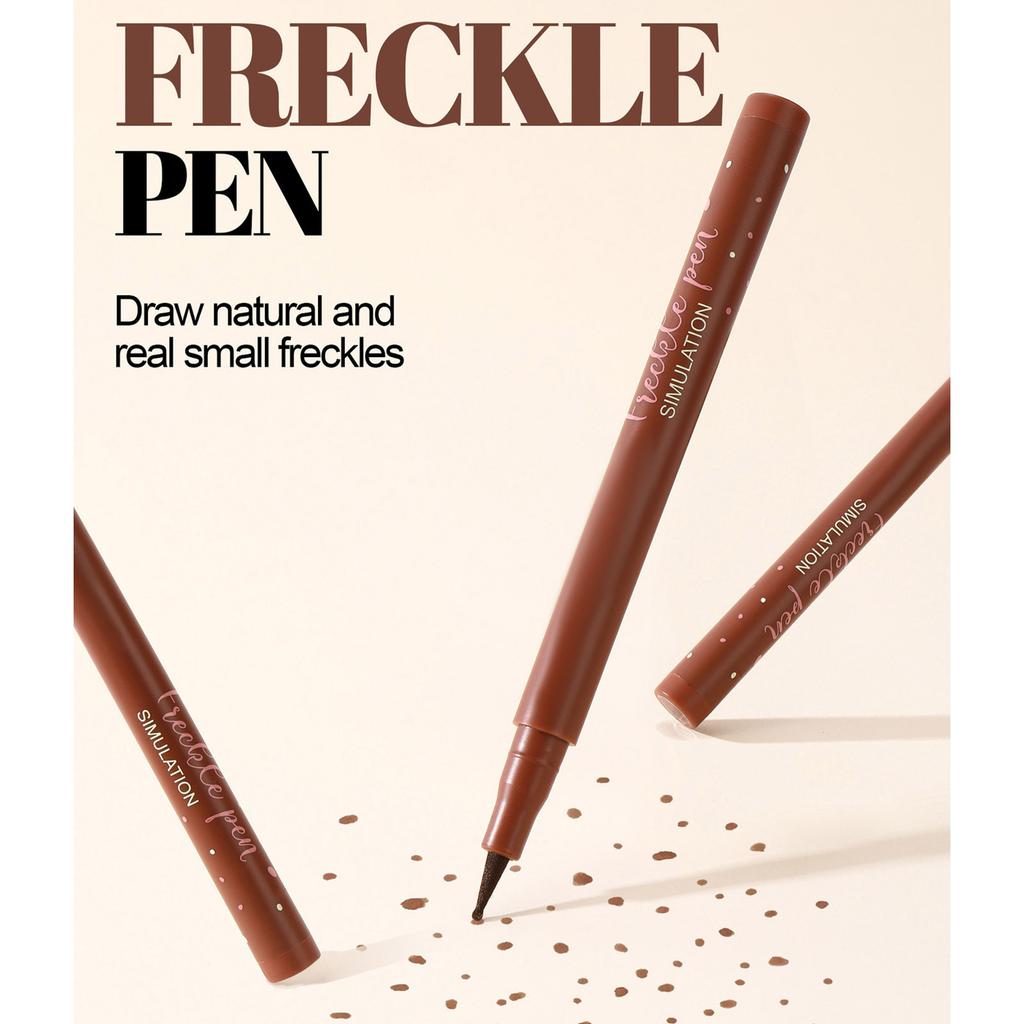 Freckle Effect Stamp Pen for Makeup - Smudge-Proof Quick-Drying Formula, Waterproof Wear, Realistic Facial Beauty Application