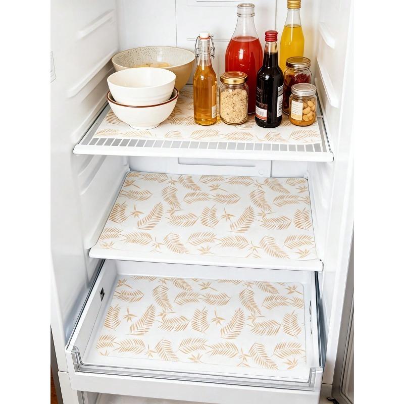 Wasserdichte Kühlschrankmatten - Feuchtigkeitsgeschützt, Rutschfest, Waschbar, Wiederverwendbar