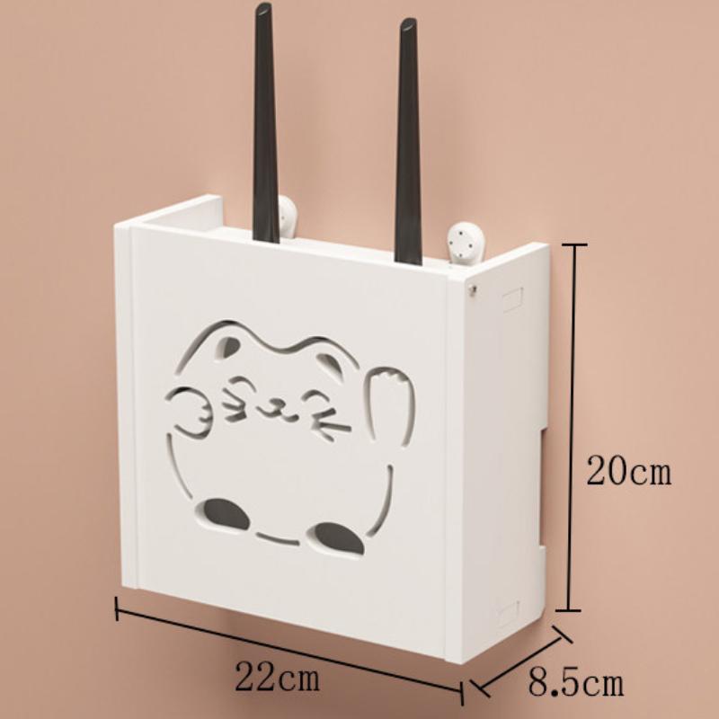 

Новый беспроводной маршрутизатор Wi-Fi, ящик для хранения, розетка для гостиной, украшение Wi-Fi, настенная телевизионная приставка, стойка, органайзер для кабеля питания