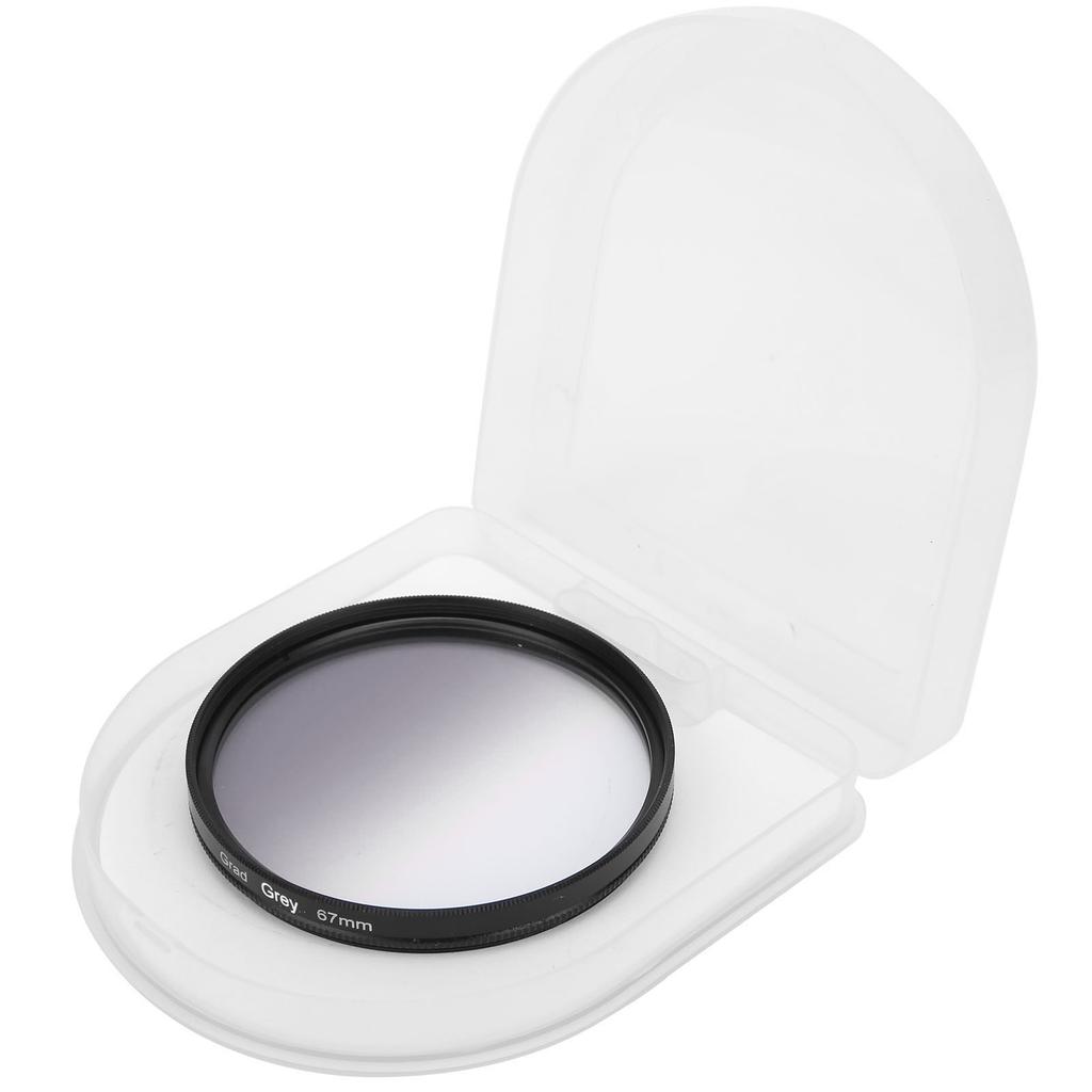Filtro de Lente de Câmera Junestar 67mm Filtro de Cor Graduado para CanonNikonOlympusFujiGraduado Vermelho