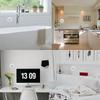 Uxcell Wall Clock, Mini Cute Bathroom Kitchen Mirror Suction Wall Clock Waterproof Quartz Clocks for Shower Home Decoration