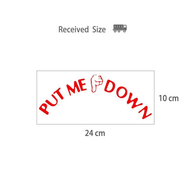 Geste Hand Aufkleber Lustig Badezimmer Toilettensitz Wandaufkleber Schild Für Leg Mich Runter Heimkunst Kühlschrankaufkleber Abziehbilder